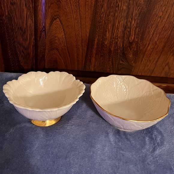 Lenox Bowl Gold Trim